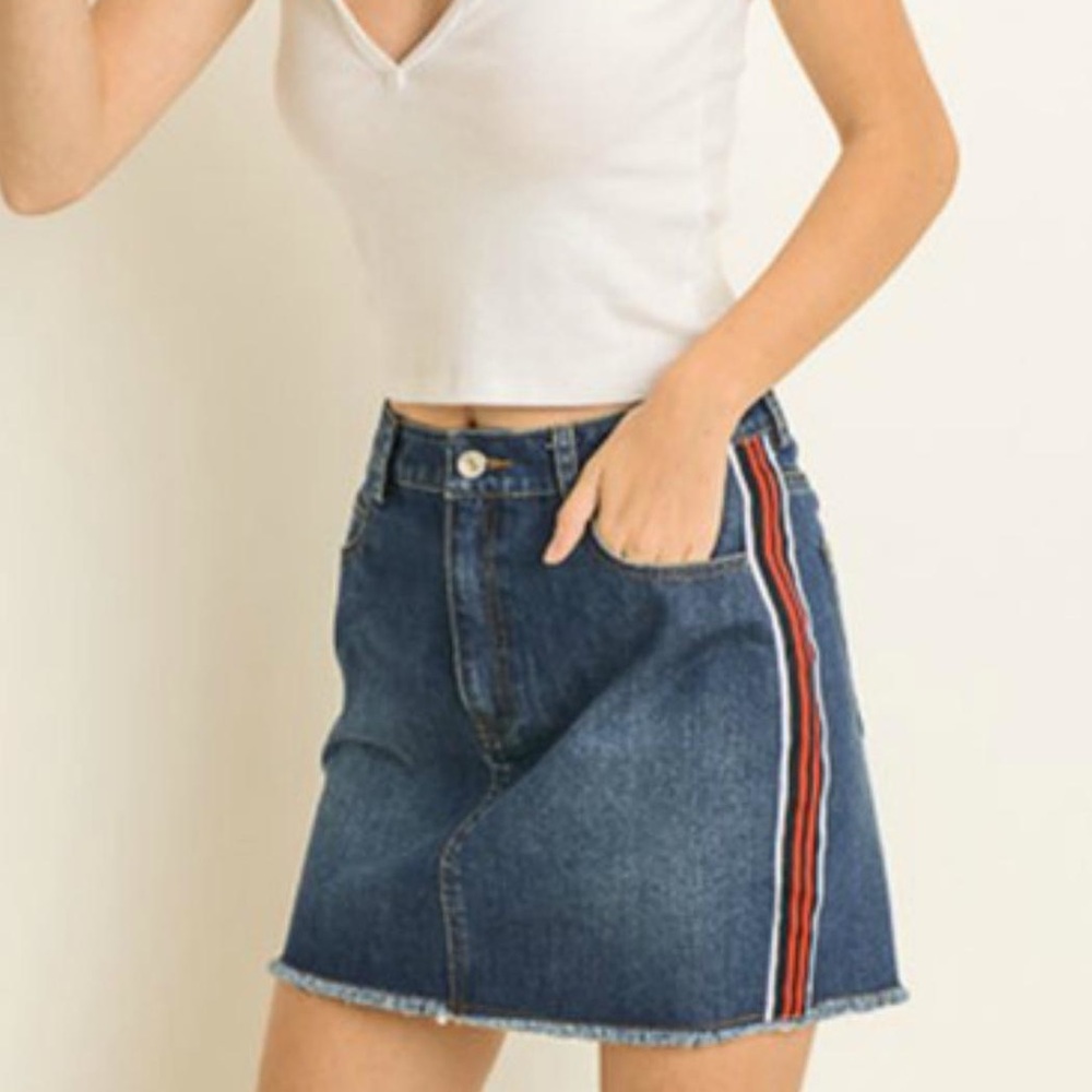 Le Lis denim skirt